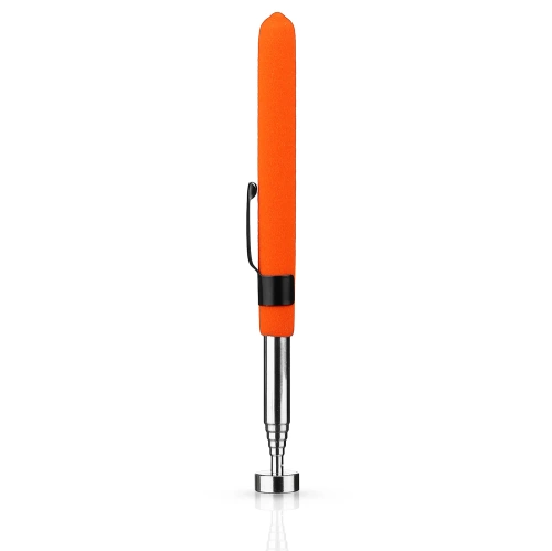 Teleskopischer Magnetgreifer | Verstellbarer Greifer mit Clip | Griff mit Magnet | XLB-8lb-Orange
