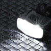 USB-LED-Fahrradlicht-Set – Vorne Weiß + Hinten Rot | Leistungsstarke Fahrradbeleuchtung| mit Batterie | BK-L8005