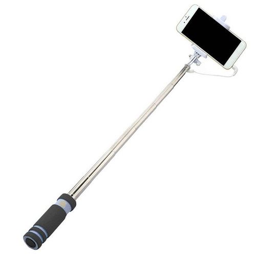 Teleskopischer Selfie-Stick für Telefon mit Jack-Kabel zur Fernauslösung des Auslösers | Z-08