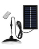 Hängende Solar-LED-Gartenlaterne mit Dämmerungssensor IP44 | 30 LED-SMD-Lampen | IR-Fernbedienung | LD-04