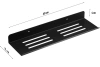 Schwarzes Duschregal 40cm | Hängeregal | BDS-L40CM-B | Metallregal für das Badezimmer
