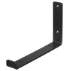 Set von 4 Regalträgern | Regalwinkel 25 cm | JZ-U235-BLACK