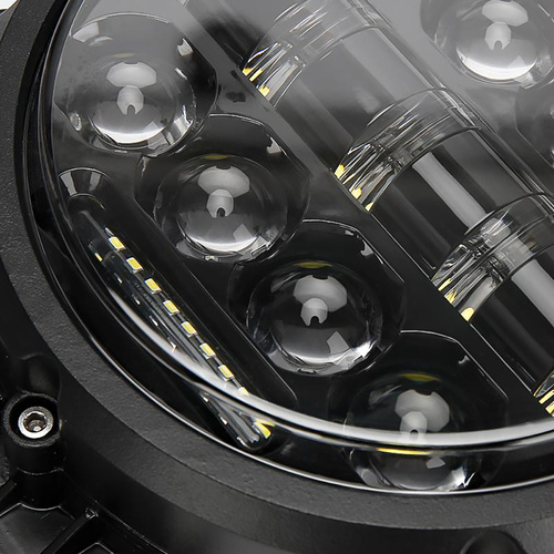 LED-Arbeitsleuchte | 60 W rund | 2-in-1 | Tagfahrlicht (DRL) + Fernscheinwerfer | LH60W