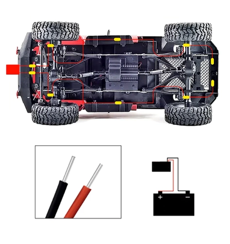 LED-Unterbodenbeleuchtung | RGB | 4 Stück