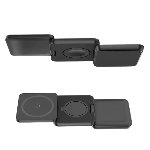 Ladegerät kabellos MagSafe | Dockingstation für iPhone, AirPods, Apple Watch | MD-28-15W-B