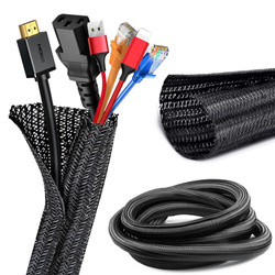 Nylon-Kabelschlauch und Kabel-Organizer, Abdeckung | 3 Meter | ⌀32mm | SCS-032MM-3M
