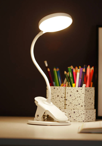 Schreibtischlampe, LED-Schulklammer mit Clip für den Tisch | Touch-Schalter | Q5-3