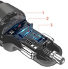 Autoladegerät mit schnellem Laden Power Delivery 3.0 und Quick Charge 3.0 | 60W | KP-2UC-Black