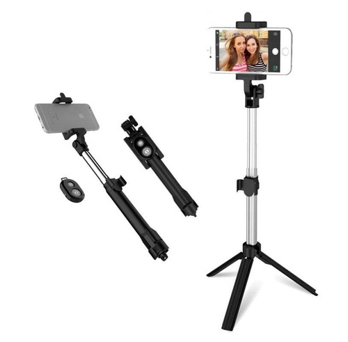 Selfie-Stick mit Bluetooth-Fernauslöser | Monopod Stativ | Kamerastativ | PSI-S003