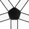Verbindungselement, das es ermöglicht, 5 Lampen zu verbinden | C-7X4-5| Verbindungselement für Lampen der Modern Office Serie
