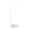 LED-Schreibtischlampe mit induktivem Ladegerät | weiß | WD-F05-WHITE
