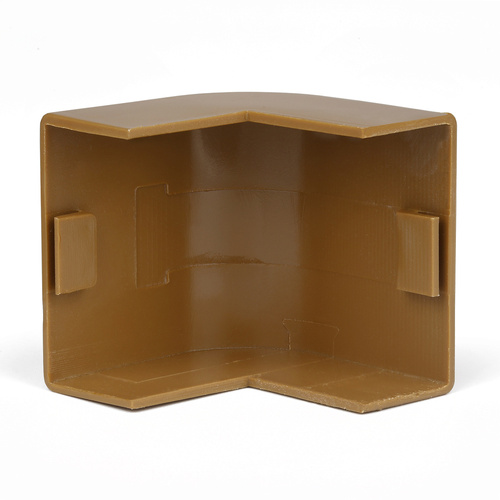 Winkelverbinder für Abdeckleiste | 40x20 mm | braun | CDT-03