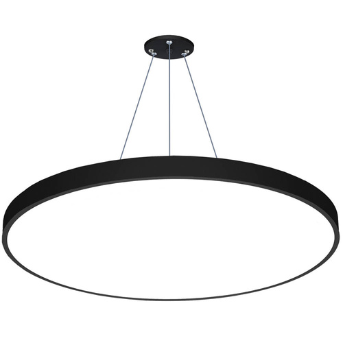 LED-Hängeleuchte 100W | rund | Vollaluminium | flimmerfrei | Φ100x6 | LPL-005