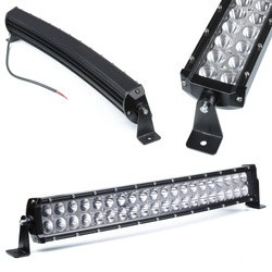 LED-Arbeitsleuchte | gebogen, 120 W, rechteckige Light Bar, CREE | LB-GB-120-C
