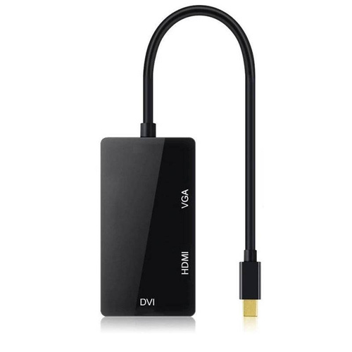 Adapter Mini DisplayPort (Thunderbolt) auf HDMI / DVI / VGA | 20 cm | HVD-20CM