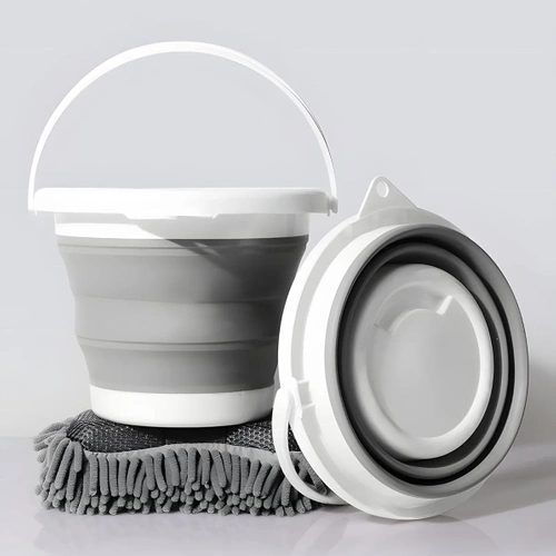 Camping-Schüssel 10L | faltbar und vielseitig | Silikon-Babybadewanne | tragbarer Eimer | XCP-10L