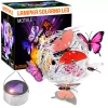 Solar-Gartenlampe LED Schmetterling Kugel hängend | 52 cm, 600 mAh | FLD-06-C