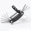 Fahrrad-Multitool - Inbusschlüssel, Aufsätze, Steckschlüssel | Werkzeuge 16-in-1 | Schlüsselset | MFT-16in1