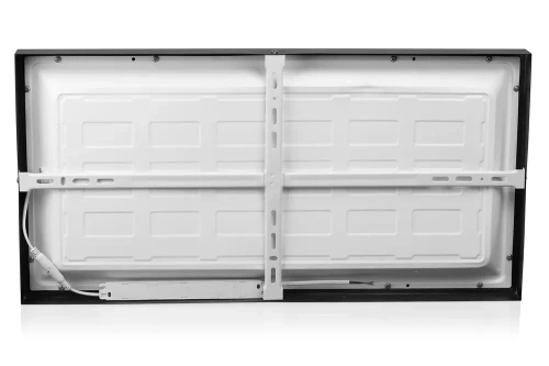 LED-Deckenpanel | Aufputz-Plafond 60x30cm | 30W, 2850lm | Schwarz