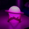 Tischlampe in Form von Saturn | Nachtlicht mit RGB-Fernbedienung | Farbwechselnde Kinderlampe | XK-D13