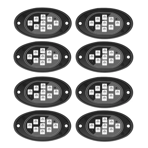 Autolampen | RGB-LED | 8 Stück