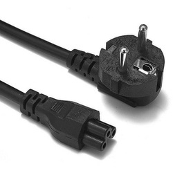Netzkabel 220-250V | Cloverleaf-Anschluss | PC-1.5-1.5M-Schwarz