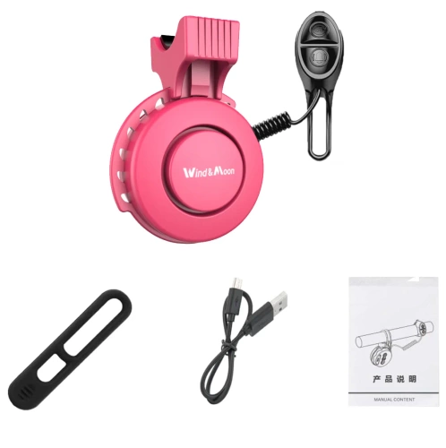 Elektronischer Fahrradklingel | USB-Aufladung, 120 dB, integrierter Akku, 4 Klangmodi | TWB-105-P