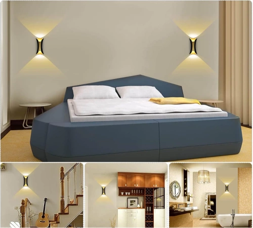 Gartenlampe, LED-Außenwandleuchte | oben - unten | 10W, IP65 | BD-C020