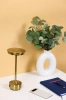 Tischlampe mit eingebautem Akku | Nachtlicht mit drei Leuchtfarben | Stimmungsvolle Lampe für Hotel, Restaurant | HJA30-GOLD