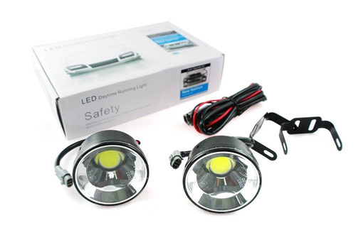LED COB Tagfahrlichter | rund ø 70 mm DRL-008O | DRL 18 PREMIUM