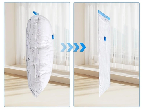 Aufbewahrungstasche | VCB-70*50-WHITE | Vakuumbeutel für Kleidung, Bettwäsche