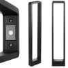 Moderne Stehleuchte für den Garten, LED-Säule | Aluminium 80cm, IP54, 10W=1200lm | LLM-80CM