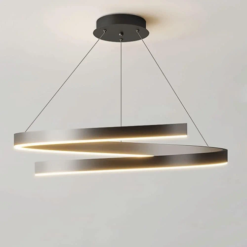 Moderne Pendelleuchte 40 cm | Spirale LED Lampe 42W | RLO-40CM-42W-B
