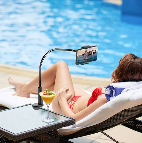 Flexibles Stativ für Smartphone und Tablet | Halterung mit Schwanenhals 50 cm | PSI-T006