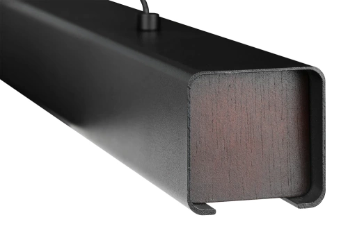 LED-Pendelleuchte, rechteckig, modern | 120 cm, 48 W, Fernbedienung | schwarz | SX41-120CM-48W-BK