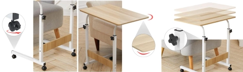 Funktionstisch | Mobiler Laptoptisch | LFD-7090-WD