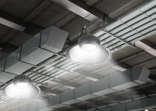 Industrielampe | Lagerstrahler | LED | BK-HB150W-S