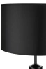 Stehleuchte für Wohnzimmer und Schlafzimmer | modernes, stilvolles Design, Metallgestell | schwarz-gold | DYT-L155-BLACK