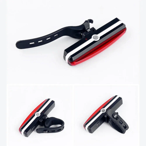 Leistungsstarkes COB 100lm Fahrradrücklicht | Fahrradlicht mit eingebautem Akku - USB wiederaufladbar | Leichtes Fahrradlicht 40g | BK-L2266