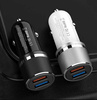 KFZ-Ladegerät | kompatibel mit Dash Charge und VOOC 4.0 und 3.0 | WC7W-Schwarz