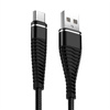 Typ-C 1M | Spiralkabel USB zum Aufladen des Telefons | Quick Charge 3.0 2.4A | AM32