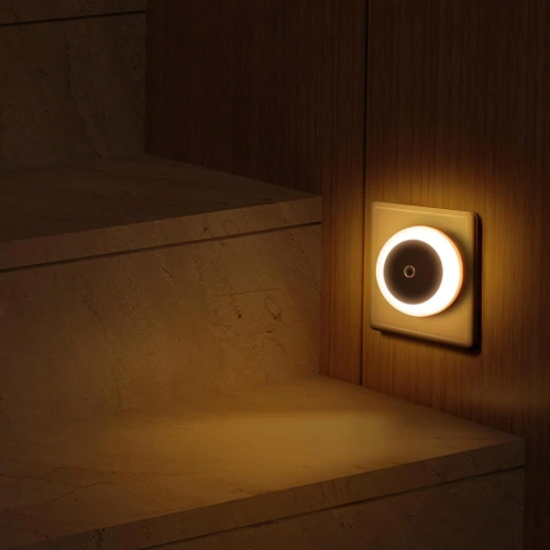 LED-Nachtlicht mit Dämmerungssensor | Steckdosen-Nachtlicht mit warmweißem Licht | JL-510