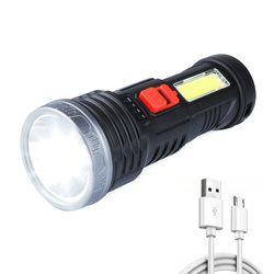 LED-Taschenlampe mit integriertem Akku | 4 Leuchtmodi, 500 lm, 1.200 mAh | TL-822
