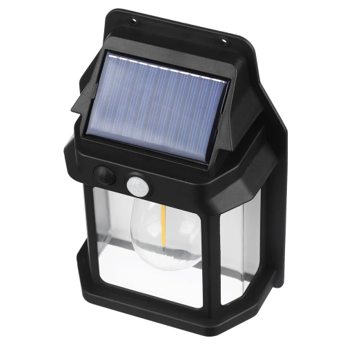 Solar-Wandleuchte LED | Lampe mit Dämmerungs- und Bewegungssensor | Solar-Außenbeleuchtung | TG-TY13501