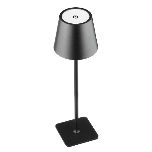 Tischlampe mit eingebautem Akku | Touch-Nachttischlampe | HJA28-SCHWARZ-1
