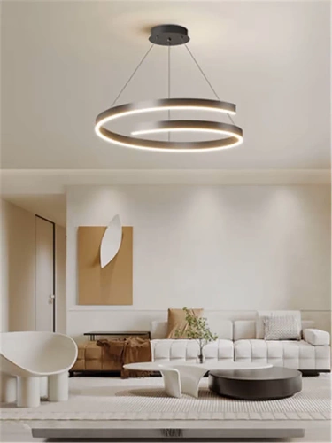 Moderne Pendelleuchte 40 cm | Spirale LED Lampe 42W | RLO-40CM-42W-B
