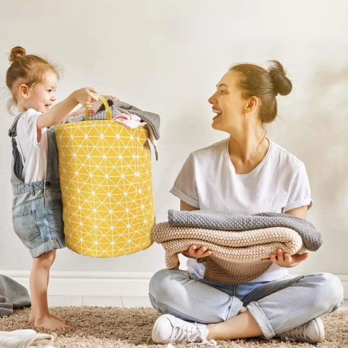 Aufbewahrungsbox für Spielzeug | faltbarer Wäschesack 60 l | SN-B40-GZY