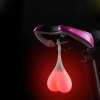 Herzförmiges LED-Fahrradrücklicht | Wasserdichtes Silikonlicht mit drei Betriebsmodi | DKD-032