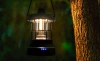 LED Campinglampe im Retro-Stil mit Powerbank-Funktion | Stufenlose Helligkeits- und Farbregelung | 3000mAh, 20-260lm, 5-120h, IPX6 | Weiß | MY-880