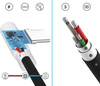 Typ-C 1M | Winkel-USB-Ladekabel für Telefon | Quick Charge 3.0 2.4A | AM30